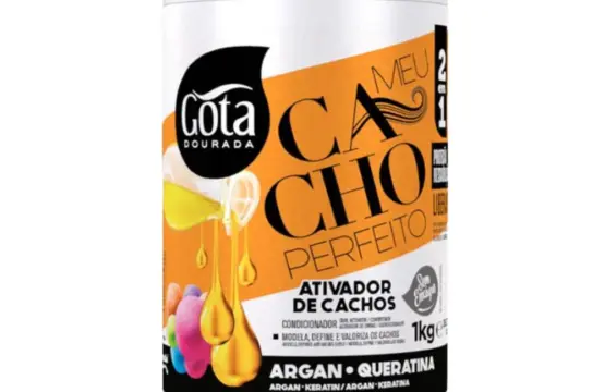 Gota Dourada Meu Cacho Perfeito Activador Argán Queratina 1K